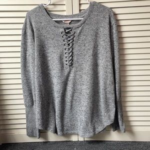 Arizona grey long sleeve sweater large